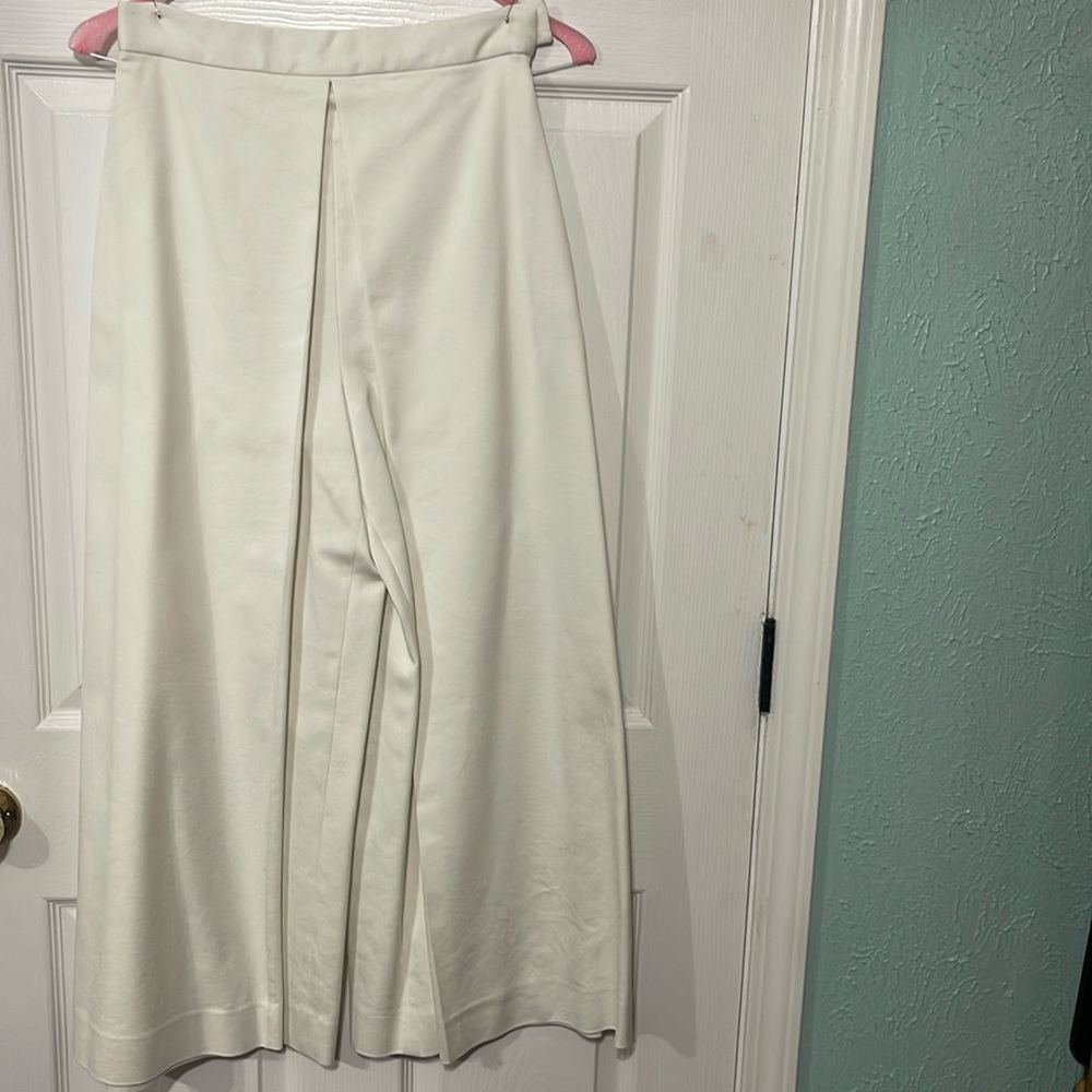 Rosetta Getty Wide White Pants Size 6